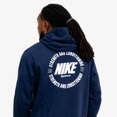 NIKE S&C HOODIE UNISEX NAVY/WHITE